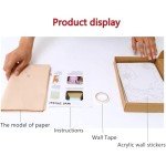 WINDIR 3D World Map Wall Stickers Decor Murals DIY Decal Black 71x40 inch, Acrylic Office Wall Art Decor Bedroom living room TV wall (Black: 180x100 cm) Large