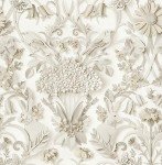 NuWallpaper Taupe Eloise Peel & Stick Wallpaper