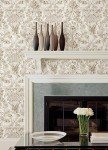 NuWallpaper Taupe Eloise Peel & Stick Wallpaper