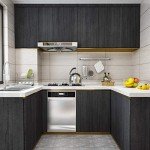 WESTICK Wooden Peel and Stick Countertops Waterproof Wood Grian Contact Paper Self Adhesive Black Wood Peel and Stick Wallpaper for Bathroom Counter Top Wooden Vinyl Wrap Kitchen Cabinets 15.8" x 78"