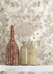 NuWallpaper Taupe Eloise Peel & Stick Wallpaper