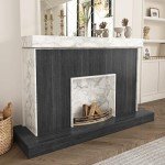 WESTICK Wooden Peel and Stick Countertops Waterproof Wood Grian Contact Paper Self Adhesive Black Wood Peel and Stick Wallpaper for Bathroom Counter Top Wooden Vinyl Wrap Kitchen Cabinets 15.8" x 78"