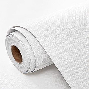 Lareko（32.8FTx17.7in White Contact Wallpaper Peel and Stick, Textured Removable Wall Papers, Self Adhesive Shelf Liner, Vinyl Waterproof Decorative Walls for Bathroom Livingroom Ceiling