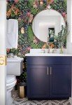Blooming Wall Animals in Green Forest Peel and Stick Wallpaper Removable Self Adhesive Wall Mural Wall Decor