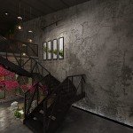 16"×591" Light Brown Grey Concrete Wallpaper Peel and Stick 3D Industrial Cement Contact Paper Vinyl Wrap Matte Textured Self Adhesive Wall Tile Sticker for Walls Kitchen Countertops Bedroom Bathroom