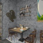 BAYYA Concrete Wallpaper Countertops Contact Paper Grey Cement Wallpaper Peel and Stick 15.75"x354.33" 3D Rustic Industrial Style Waterproof Removable Self Adhesive Vinyl Film for Bathroom Kitchen