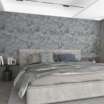 BAYYA Concrete Wallpaper Countertops Contact Paper Grey Cement Wallpaper Peel and Stick 15.75"x354.33" 3D Rustic Industrial Style Waterproof Removable Self Adhesive Vinyl Film for Bathroom Kitchen