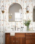 Timeet Floral Wallpaper Peel and Stick Wallpaper Boho 16.14"x393.7" Flower Wallpaper Tree Contact Paper Self Adhesive Removable Wallpaper for Walls Covering Vinyl Roll