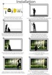 Wmjurel Sunshine in The Woods Mural, Large Jungle Mural, Suitable for Decorating Bedroom, Living Room, Bath Room Background Wall(Non-self-Adhesive)