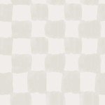 Mr. Kate RoomMates Tess Watercolor Cream Checker Peel and Stick Wallpaper, RMK12773PLW