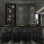 TOTIO Gray Concrete Wallpaper Matte Thick Dark Grey Cement Contact Paper Peel Stick Countertop Paper Removable Waterproof Adhesive Furniture Stickers Industrial Style Vinyl Wall Paper 24x197 inch