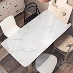 Glossy Marble Paper Granite Gray/White Wallpaper Peel and Stick Wallpaper Self Adhesive Removable Wallpapers 15.8″ ×197″ Waterproof Countertop Paper for Cabinet Countertop Furniture Kitchen Viny Film