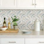 NuWallpaper NUS3260 Gustavus Peel & Stick Wallpaper, Blue
