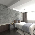 TOTIO Gray Concrete Wallpaper Matte Thick Dark Grey Cement Contact Paper Peel Stick Countertop Paper Removable Waterproof Adhesive Furniture Stickers Industrial Style Vinyl Wall Paper 24x197 inch