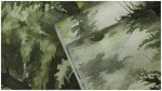 HAOKHOME Forest Peel and Stick Wallpaper Tree Wall Paper Wood Removable for Bedroom Green Contact Paper 17.7in x 9.8ft