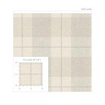NextWall Lenox Hill Plaid Peel and Stick Wallpaper (Neutral)