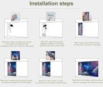 LOOWAP Galaxy Starry Cloud Wallpaper for Ceiling Purple Starry Sky Wall Mural Living Room Bedroom（Not Peel n' Stick）