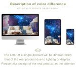 LOOWAP Galaxy Starry Cloud Wallpaper for Ceiling Purple Starry Sky Wall Mural Living Room Bedroom（Not Peel n' Stick）