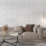 Art3d 33-Pack 3D Wall Panels for Interior Wall Decor, Modern Diamond Textured Accent Wall Paneling for Gaming Living Room TV Wall Background, 12 x 12 inch White