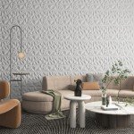 Art3d 33-Pack 3D Wall Panels for Interior Wall Decor, Modern Diamond Textured Accent Wall Paneling for Gaming Living Room TV Wall Background, 12 x 12 inch White