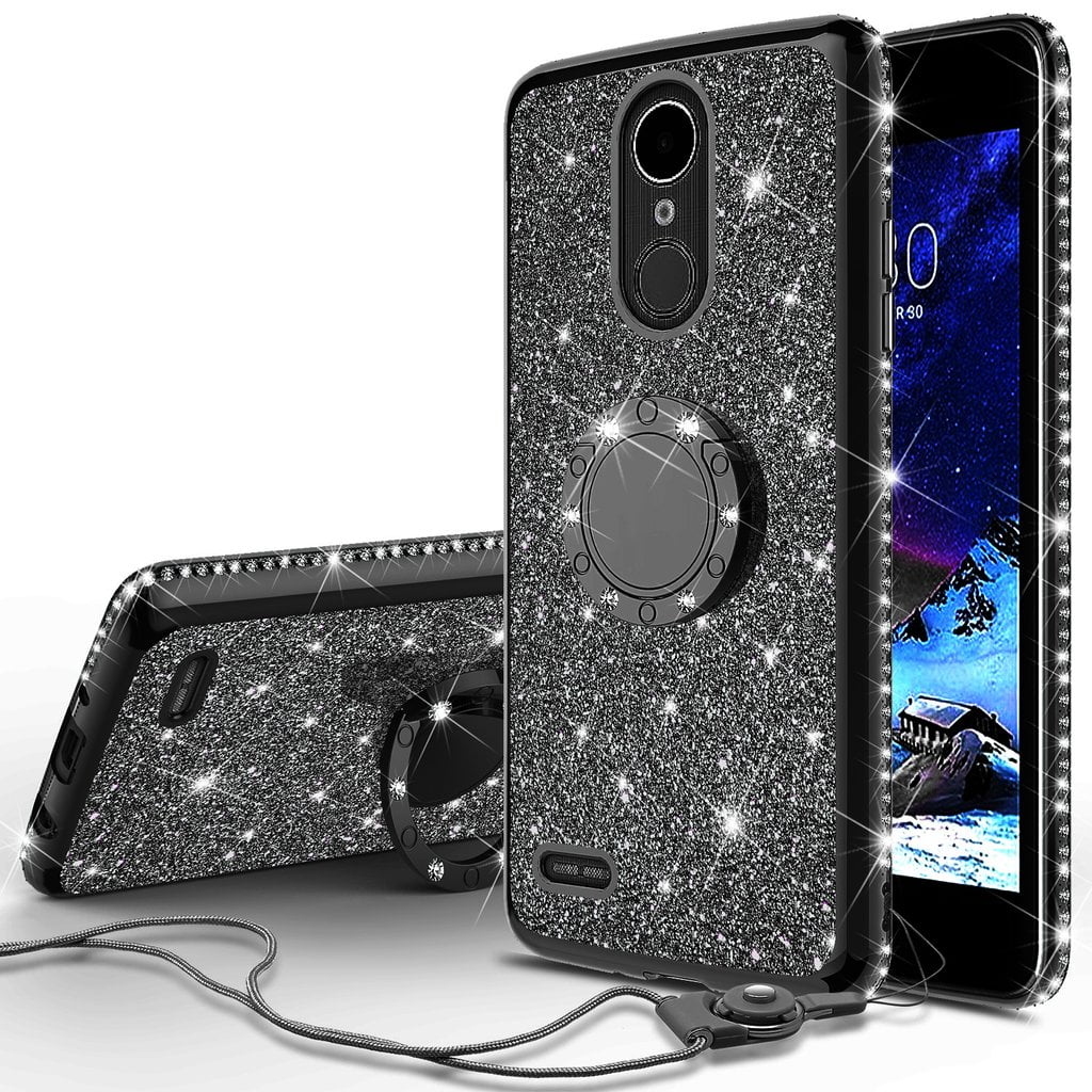Glitter Phone Case with Kickstand for LG and More