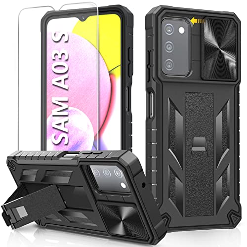 Samsung Galaxy A03s Military Grade Protective Case with Kickstand