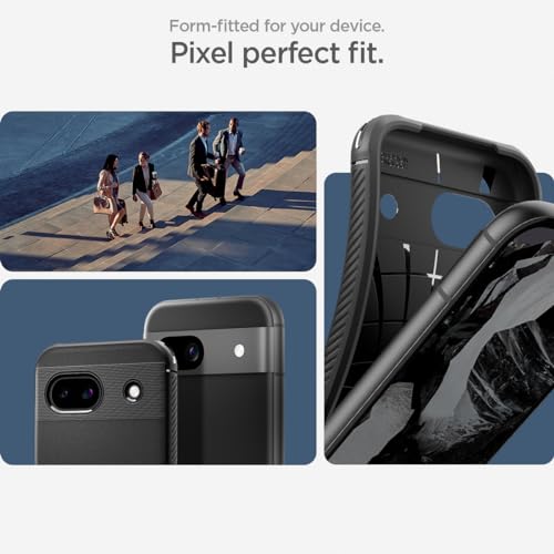 Spigen Rugged Armor Pixel 8a Case - Matte Black