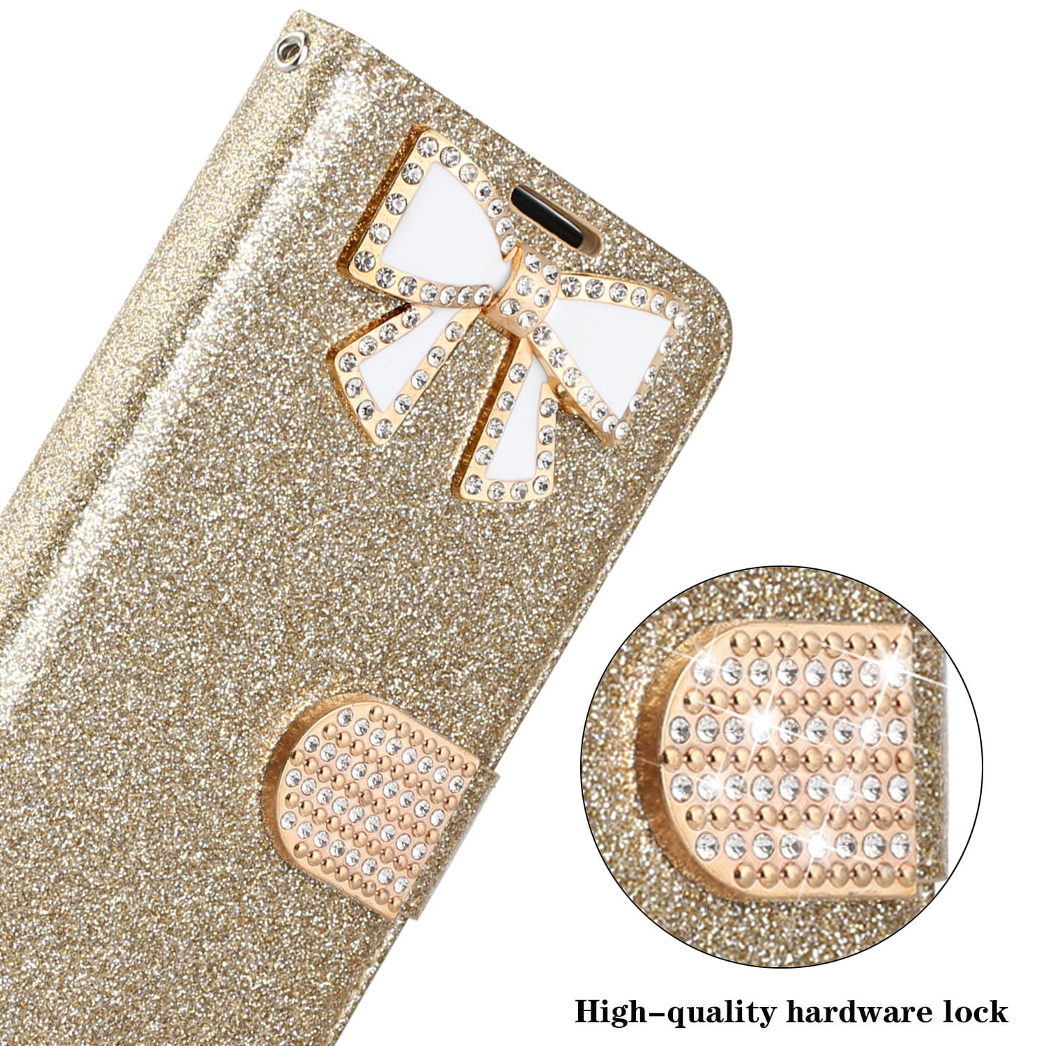 Purple LG Stylo 6 Case with Diamond Sparkle