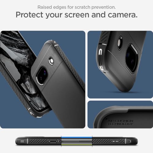 Spigen Rugged Armor Pixel 8a Case - Matte Black