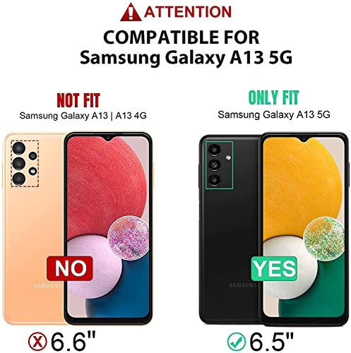 LeYi Samsung Galaxy A13 Case with Tempered Glass