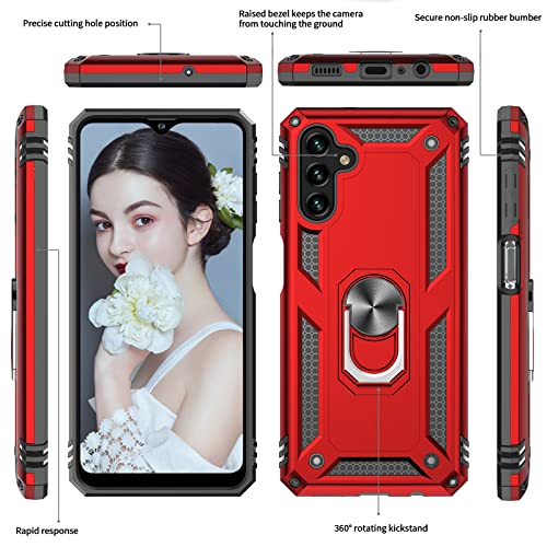 LeYi Samsung Galaxy A13 Case with Tempered Glass