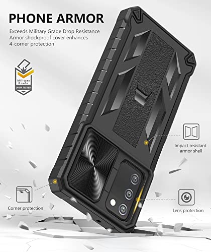 Samsung Galaxy A03s Military Grade Protective Case with Kickstand
