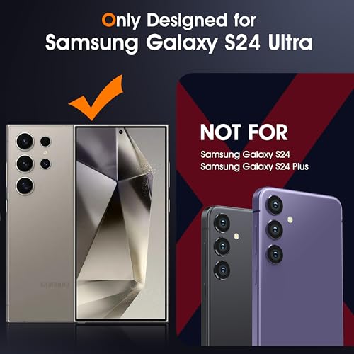 Clear Shockproof Case for Samsung Galaxy S24 Ultra