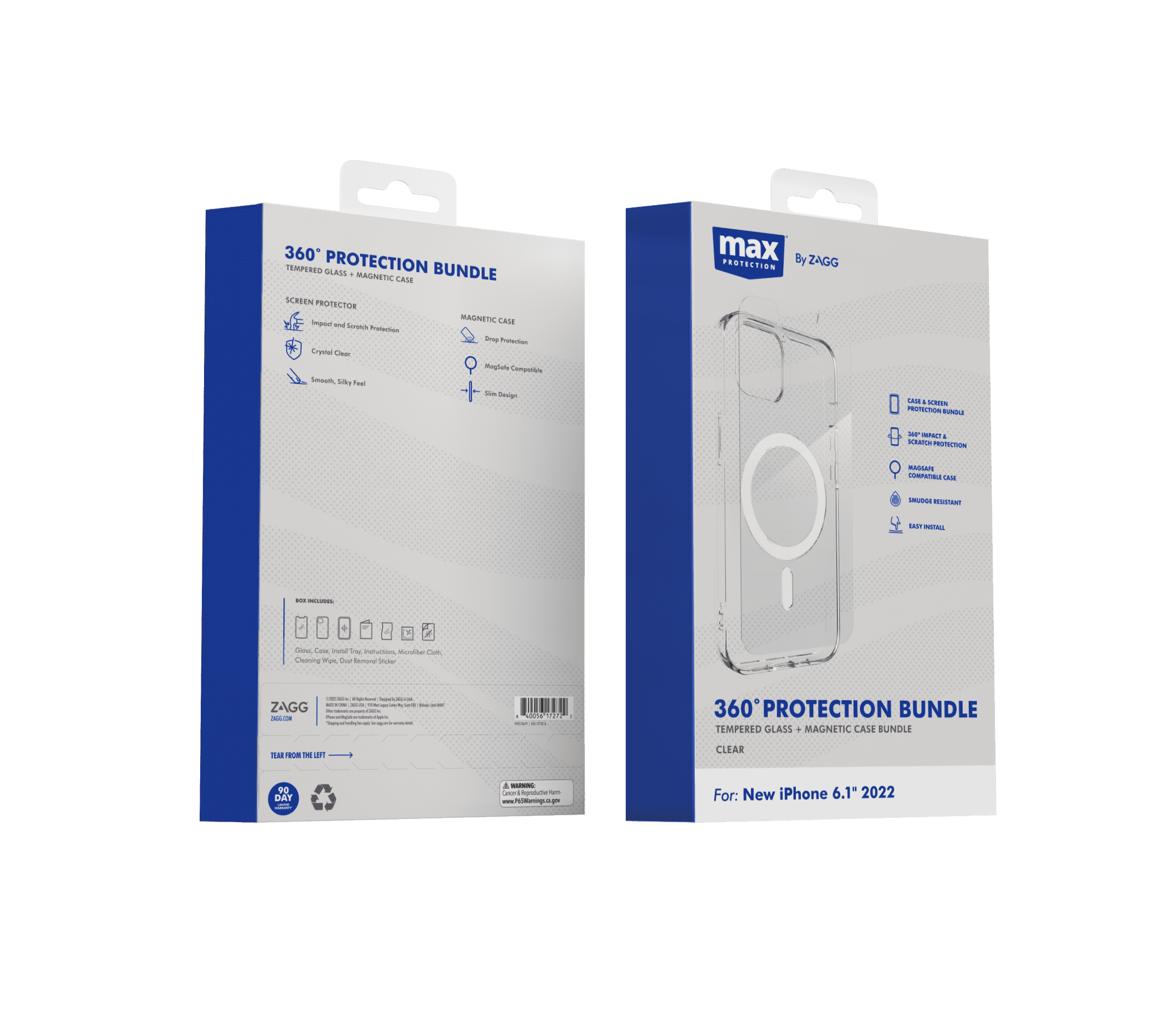 ZAGG Case + Screen Protector Bundle for iPhone 14