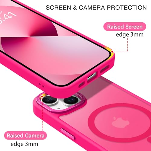 BENTOBEN Magnetic Translucent Matte Phone Case for iPhone 13/14
