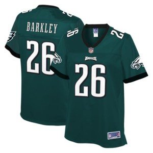 NFL PRO LINE Women's Saquon Barkley Midnight Green Philadelphia Eagles Team Player Jersey