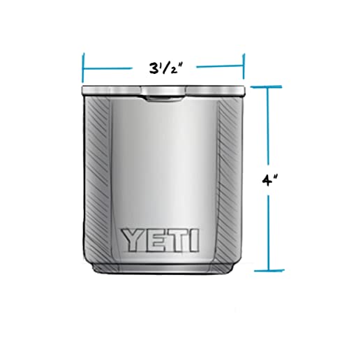 YETI Rambler Lowball 2.0 – Vacuum Insulated Anthracite