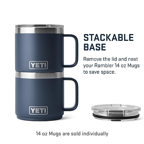 YETI Rambler Stackable Tumbler with MagSlider Lid - Navy