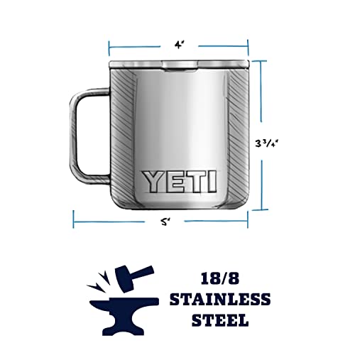 YETI 14 oz Seafoam Rambler Mug with Lid