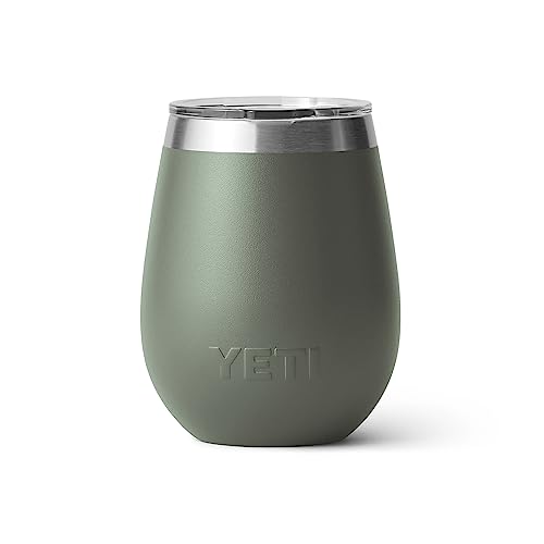 YETI Rambler Camp Green Wine Tumbler with Lid
