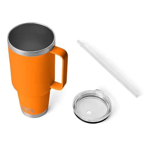 YETI 42 oz Rambler Tumbler with Handle & Straw
