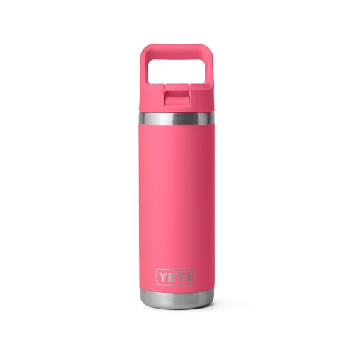 YETI Rambler 532ml Stainless Steel Water Bottle - Tropical Pink
