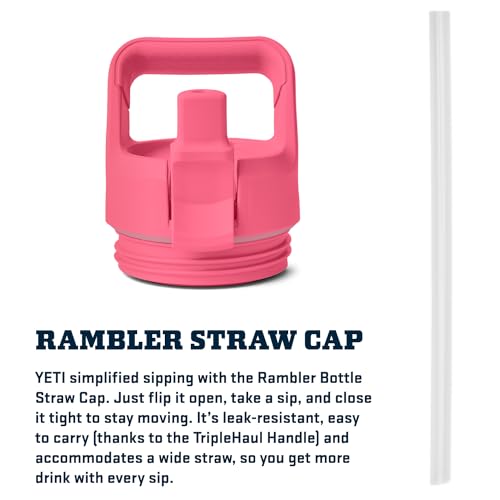 YETI Rambler 532ml Stainless Steel Water Bottle - Tropical Pink