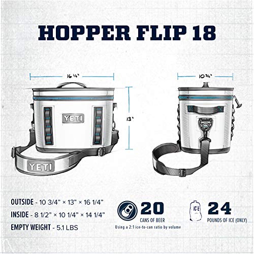 YETI Hopper Flip 18 Navy Portable Cooler