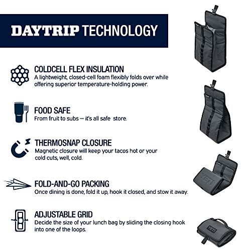 YETI Packable Lunch Bag - Charcoal Edition