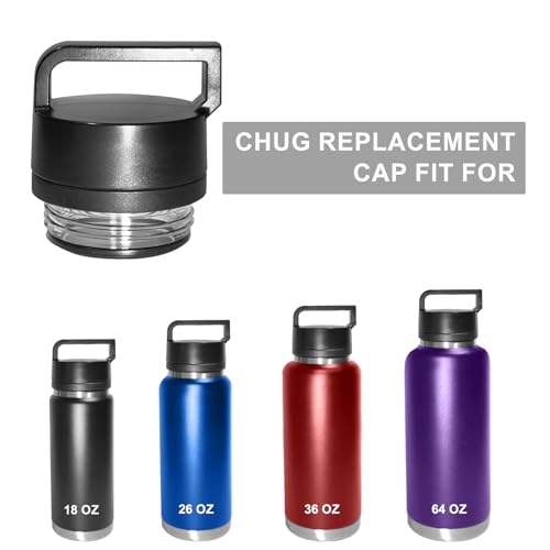 Yeti Rambler Chug Cap Replacement Lids (2 Pack)