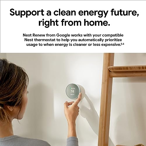 Google Nest Programmable Thermostat - Snow