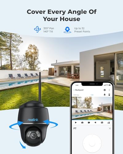 Wireless Outdoor Security Camera with Solar Panel