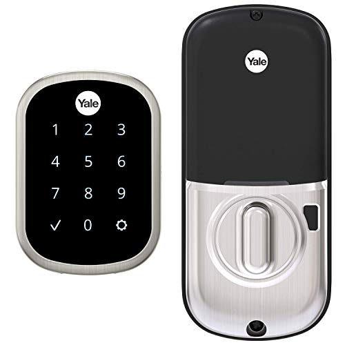 Yale Touchscreen Door Lock in Satin Nickel