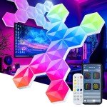 Smart Hexagon Light Panels - 10 Pack RGB Color